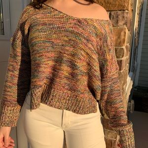 Forever21 colorful knitted sweater